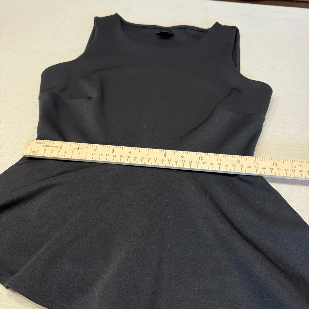Elegant Black Sleeveless Peplum Top by Worthington Petite - Size PS - Picture 11 of 16